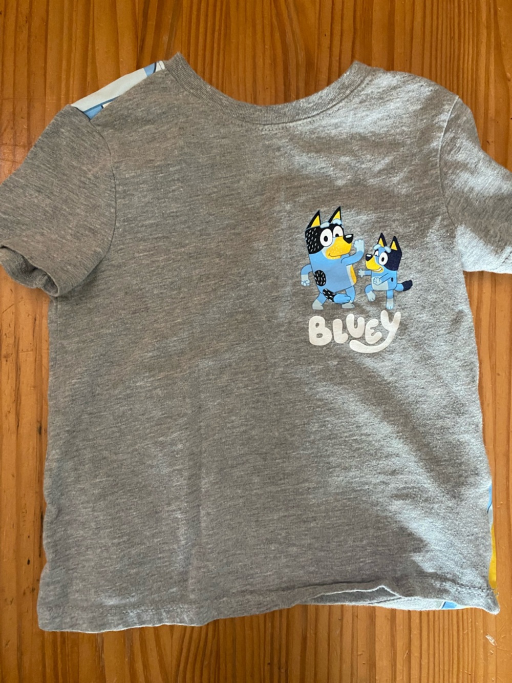 Bluey Tee for Kids - Gray